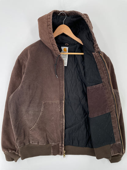 Vintage CARHARTT Size L Hoodie Duck Jacket / A9642