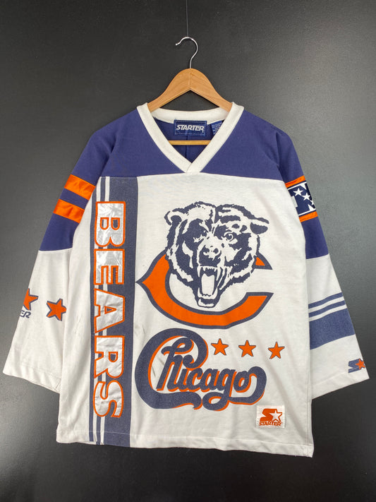 90's STARTER x CHICAGO BEARS Size M Vintage NFL Jersey / A7255