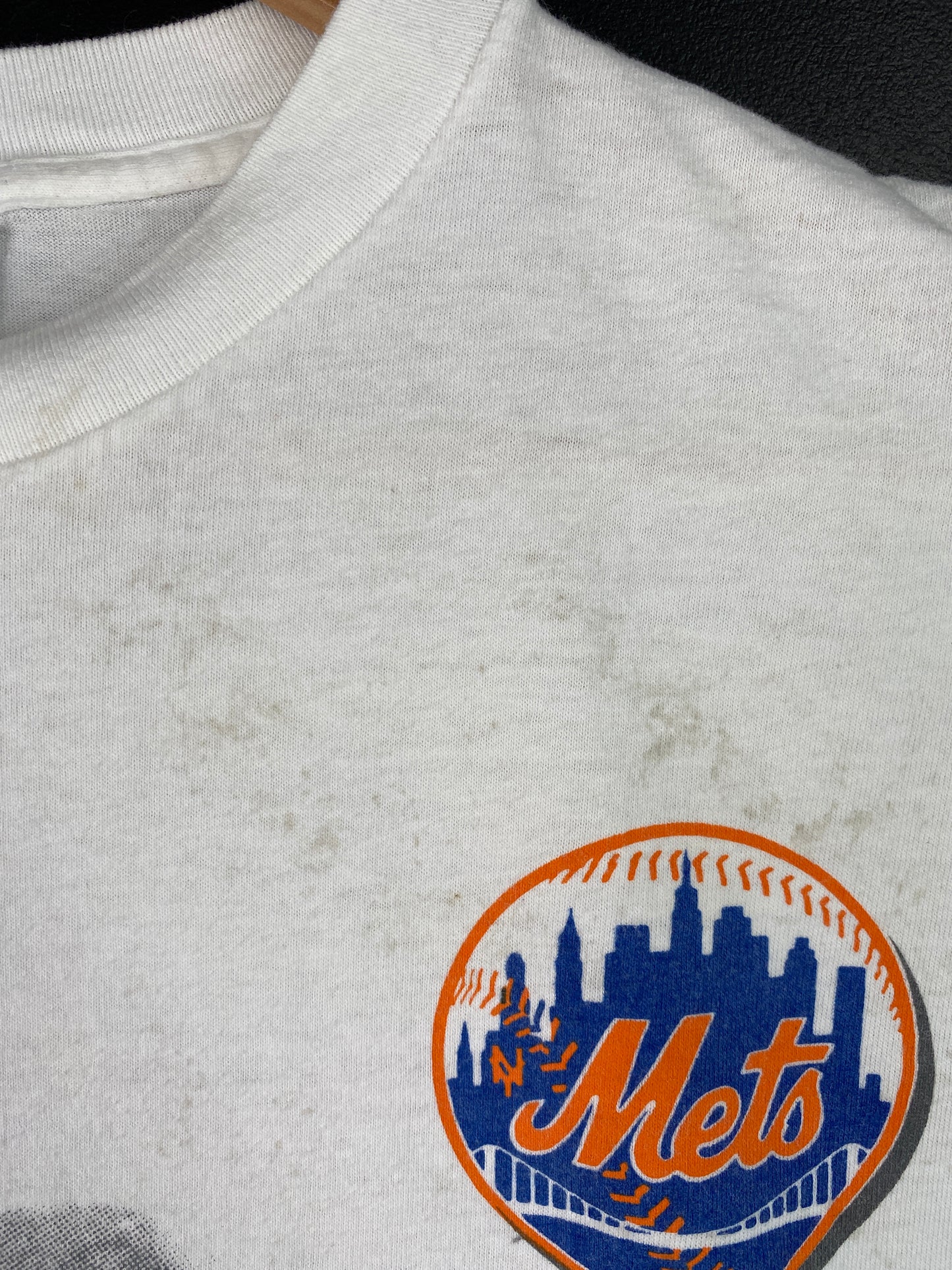 1991 SALEM x NEW YORK METS Made in USA Size XL Vintage MLB T-Shirt / A7215