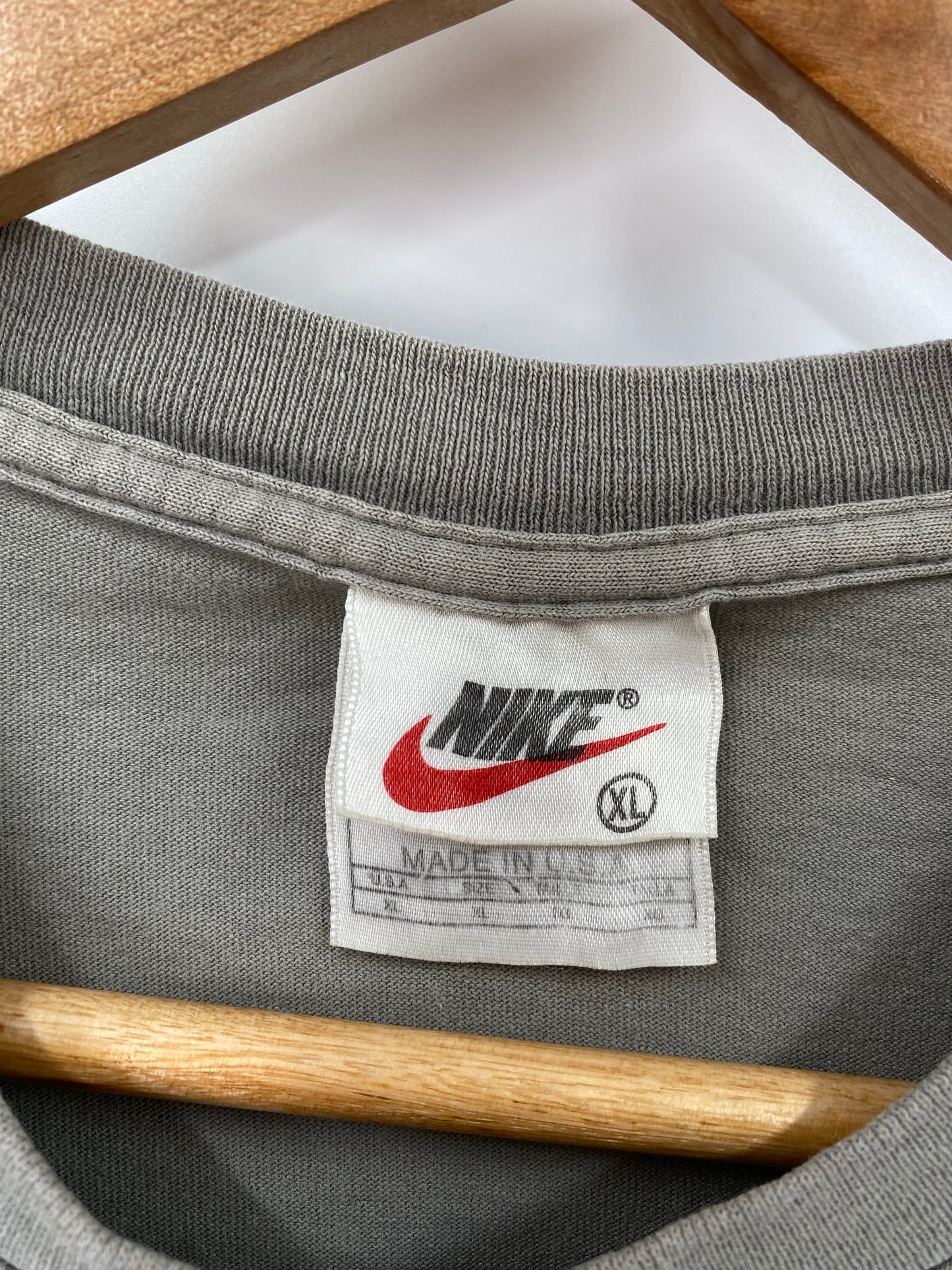 90’s NIKE Made in USA Size XL Vintage T- Shirt / K4178