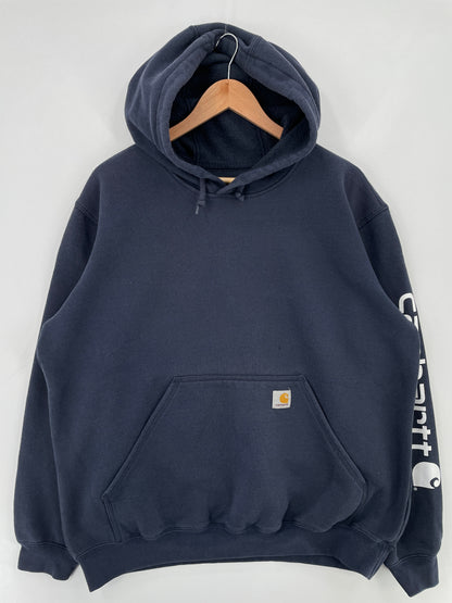 Vintage CARHARTT Size L Hoodie Sweat-Shirt / E3986S