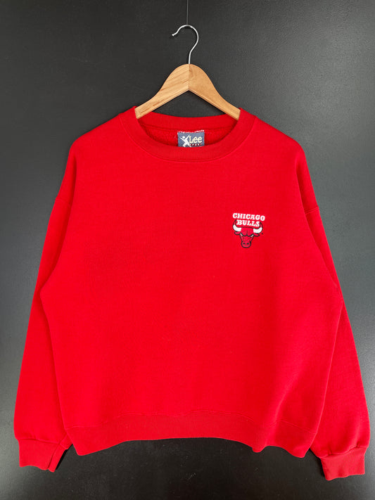 90's CHICAGO BULLS Size L Vintage NBA Sweat-Shirt / A9762