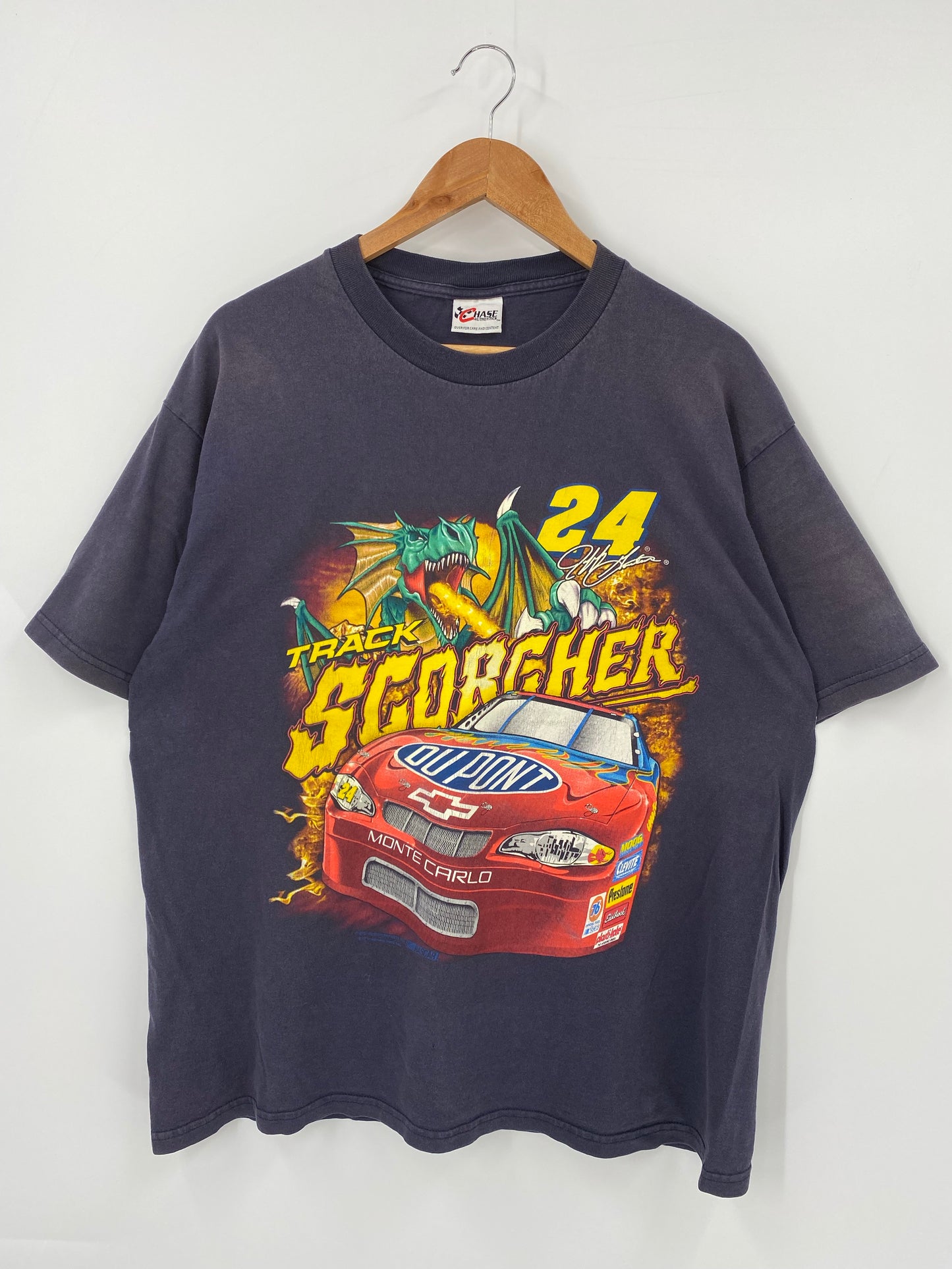 Vintage JEFFERY GORDON Approx. Size L/XL Racing T-Shirts / K4351