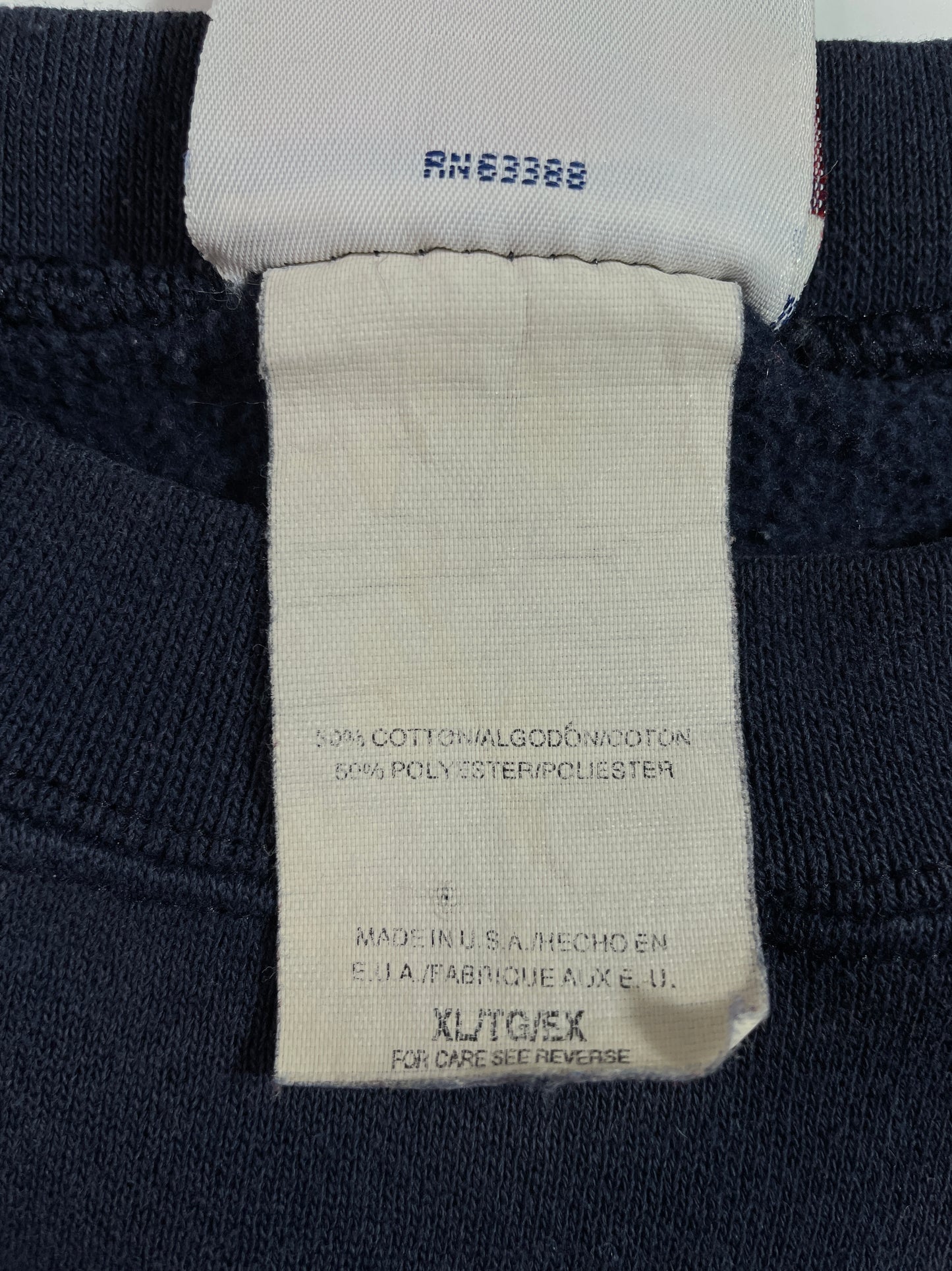 1996 NEW ENGLAND PATRIOTS Made in USA Size XL Vintage NFL Sweat-Shirt / E3478S