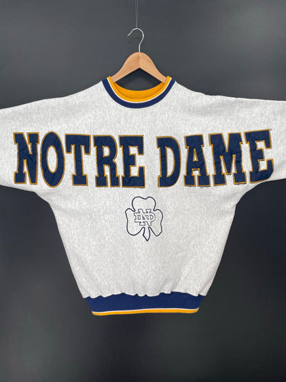 90’s UNIVERSITY OF NORTRE DUME Size XL College Sweat-Shirt / K8573