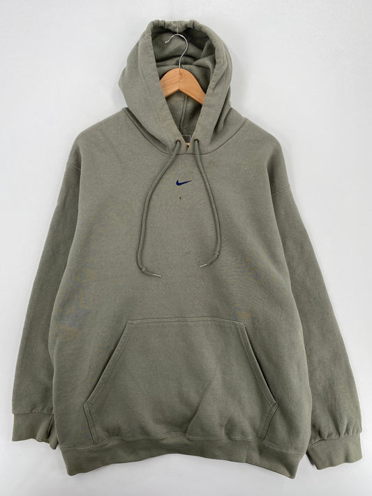 90's NIKE CENTER SWOOSH Size XL Vintage Hoodie Sweat-shirt / A6071