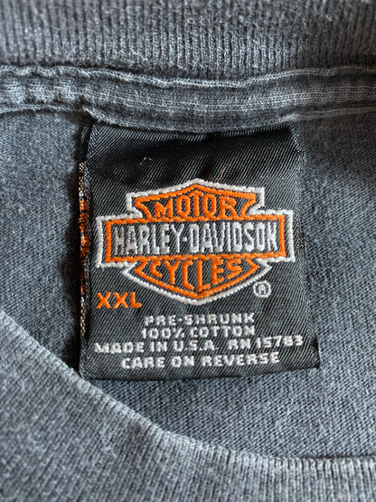 2001 HARLEY DAVIDSON Made in USA Size XXL Vintage T-Shirt / 9783
