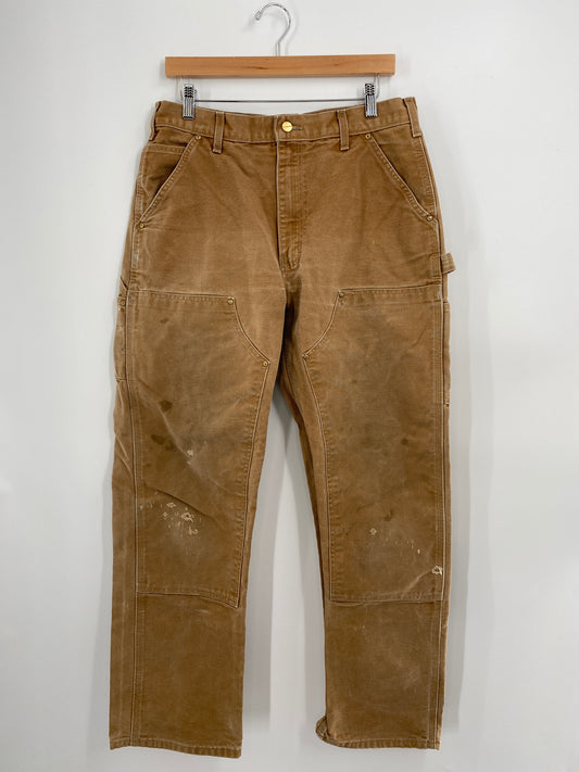 Vintage CARHARTT Size W33xL30.5 Double Knee Pants / A6623