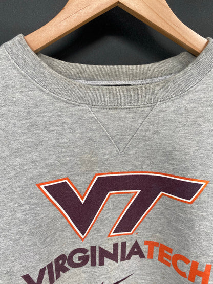 00' NIKE VERGINIA TECH Size XL Vintage Sweat-Shirt / K4291