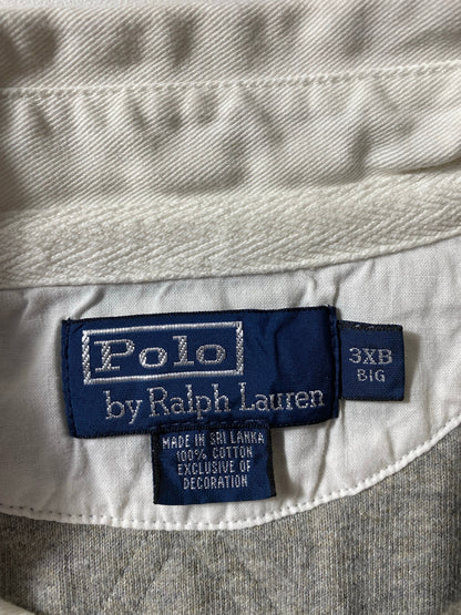 90's POLO RALPH LAUREN Size XXXL Vintage Rugby-Shirt / G3169R