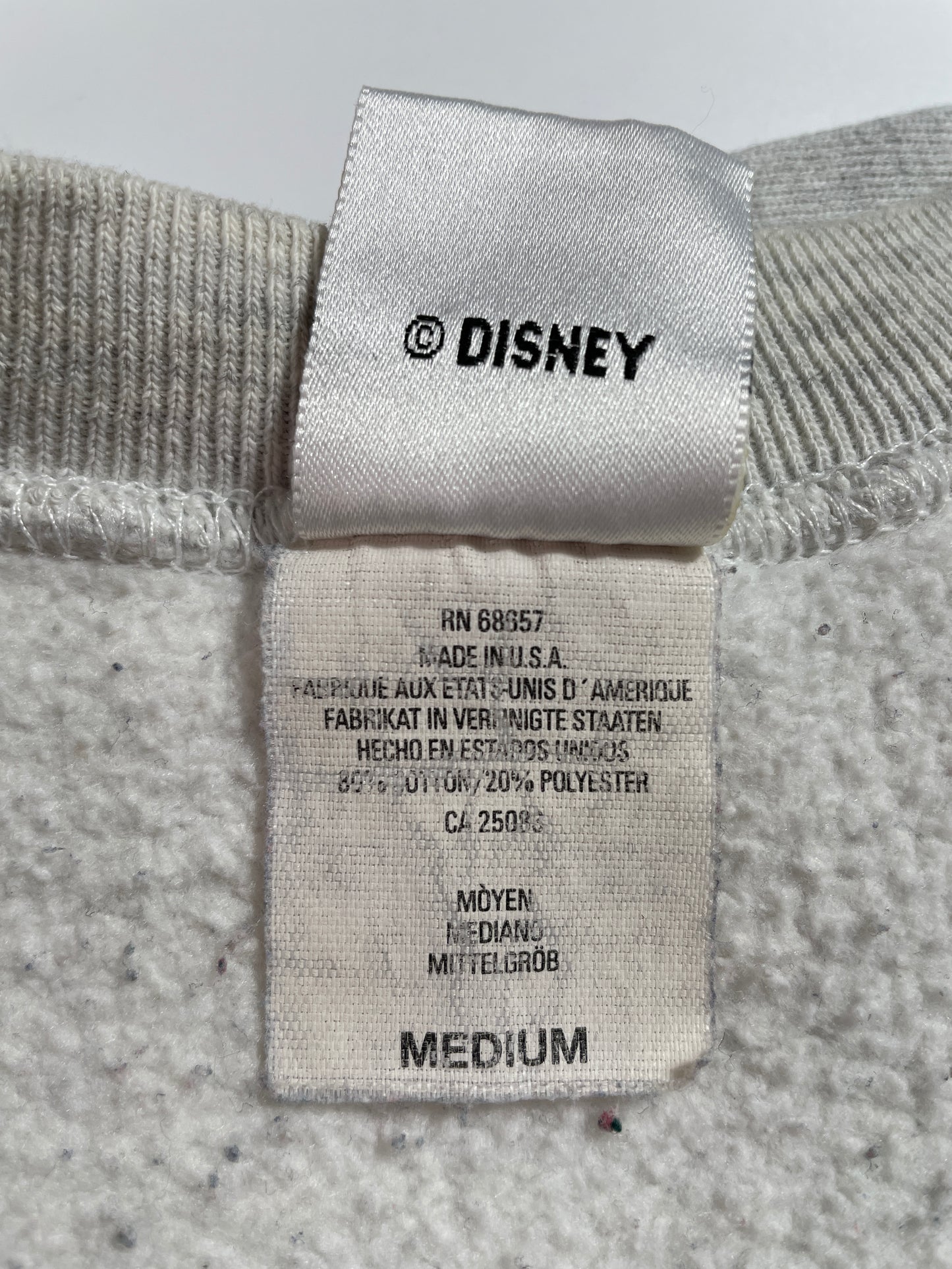 00' DISNEY MICKEY Made in USA Size M Vintage Sweat-shirt / E3275S