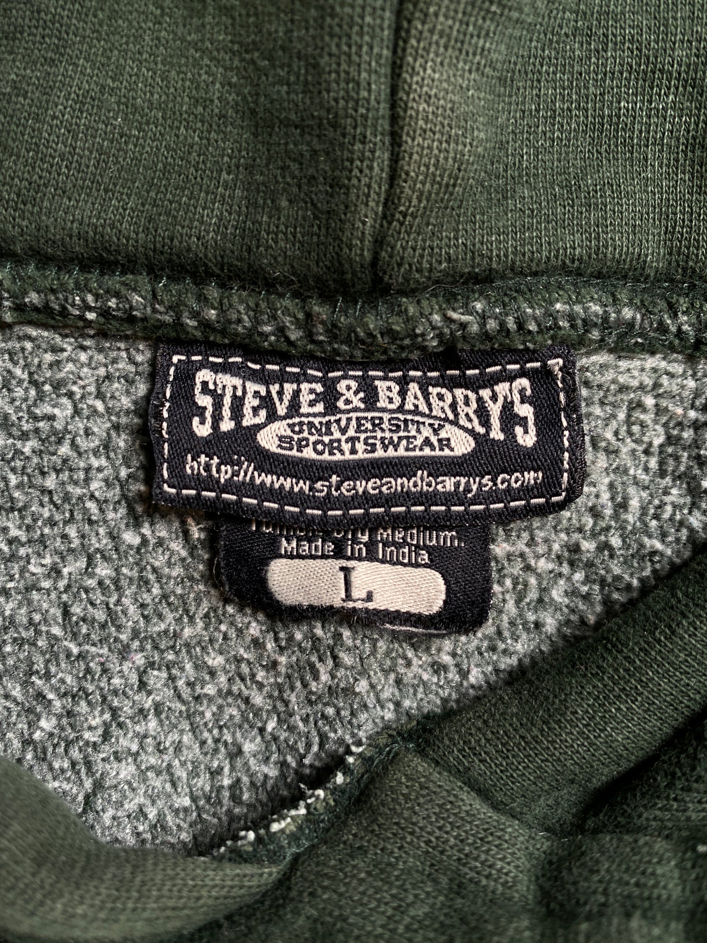 Vintage NOTRE DAME Size L College Hoodie Sweat-Shirt / A3483