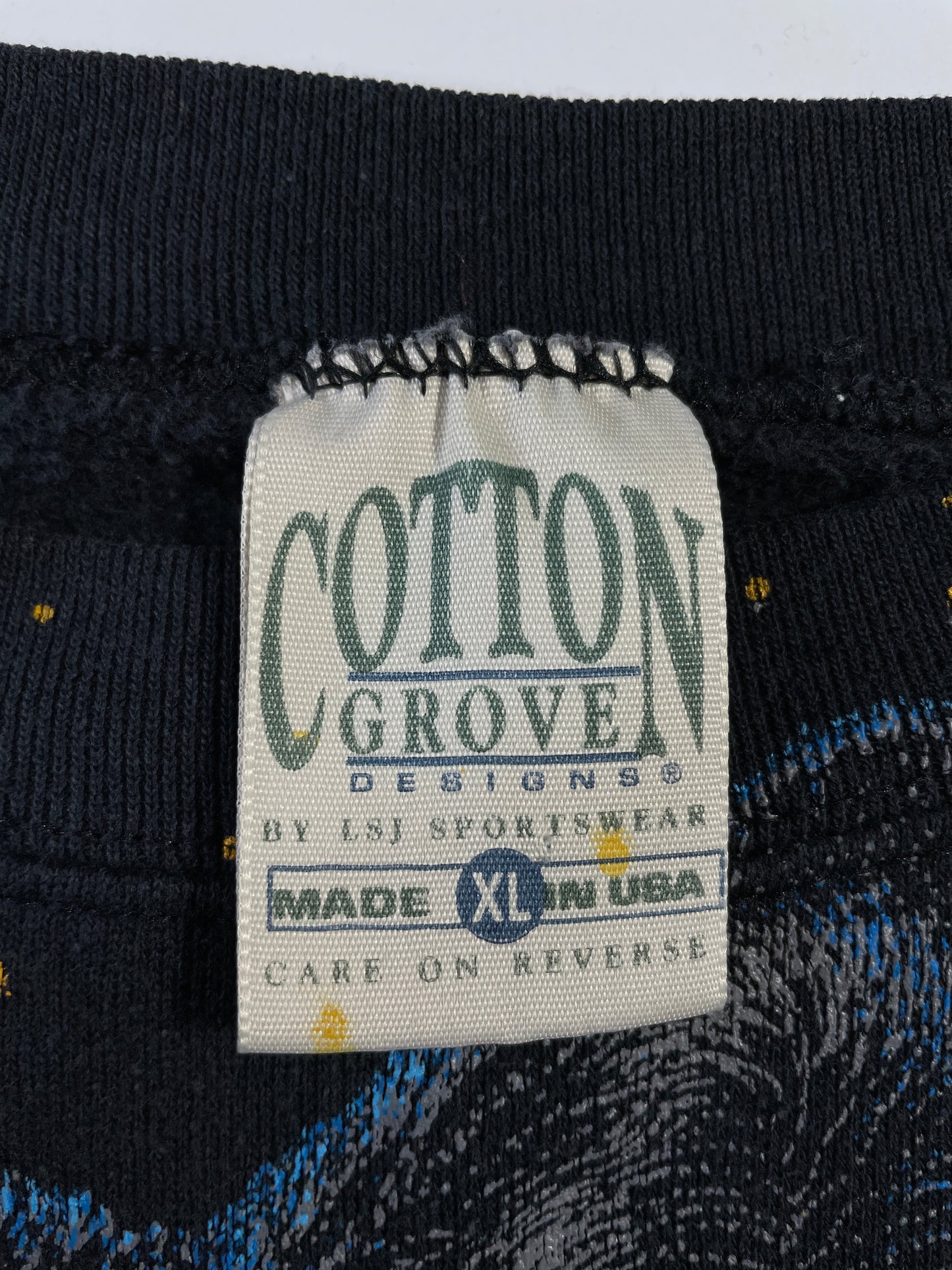 90's WOLF Made in USA Size XL Vintage Animal Sweat-Shirt / E3431S