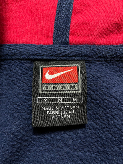 00' NIKE KANSAS JAYHAWKS Size M Vintage College Hoodie Sweat shirt / K5354