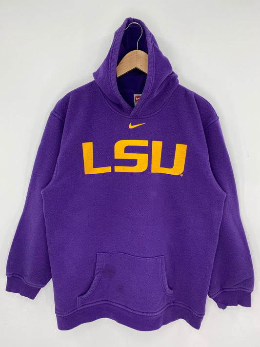 00' NIKE LOUISIANA STATE UNIVERSITY Size XL Vintage College Hoodie Sweat-shirt / K8624