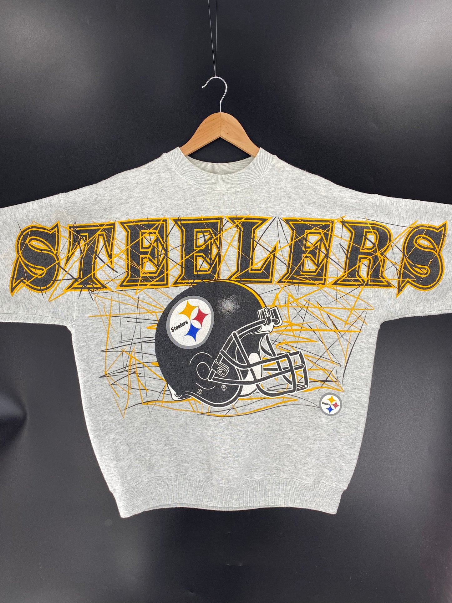 90's PITTSBURGH STEELERS Size XL Vintage NFL Sweat-Shirts / K6902
