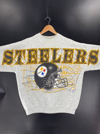 90's PITTSBURGH STEELERS Size XL Vintage NFL Sweat-Shirts / K6902