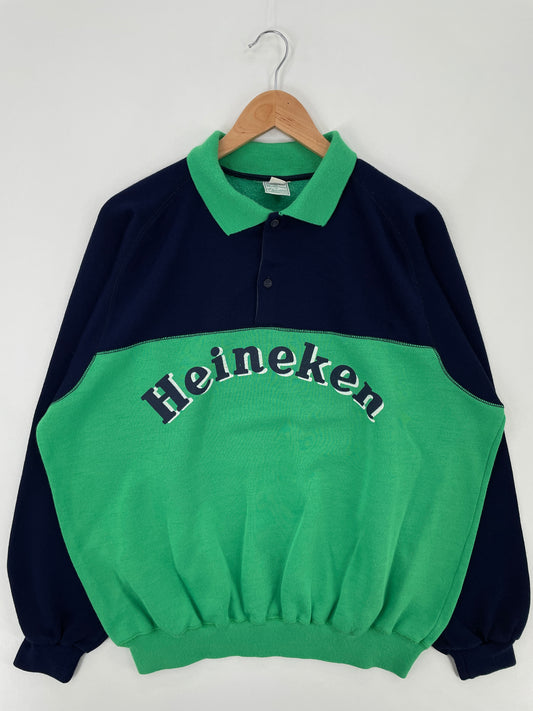 90’s HEINEKEN Size XL Sweat-shirt / E11