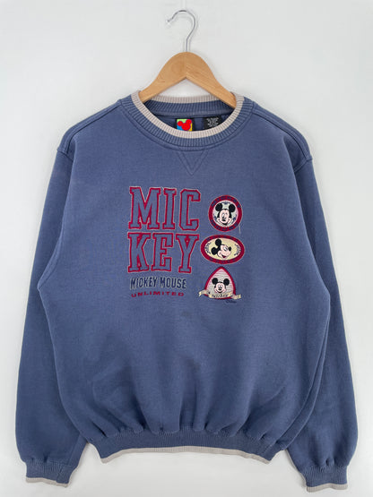 00' DISNEY MICKEY Size L Vintage Sweat-shirt / A4504
