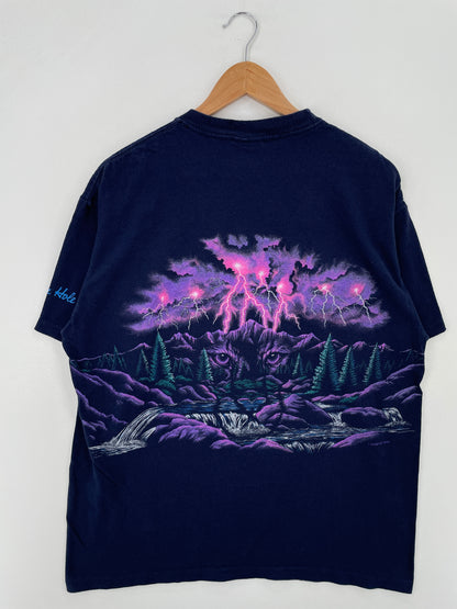 90's JACKSON HOLE Made in USA Size L Vintage T-Shirt / A7708