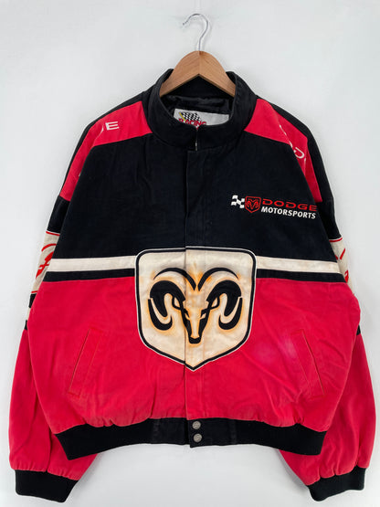 .Vintage DODGE MOTORSPORTS Size XXL Racing Jacket / E3950J
