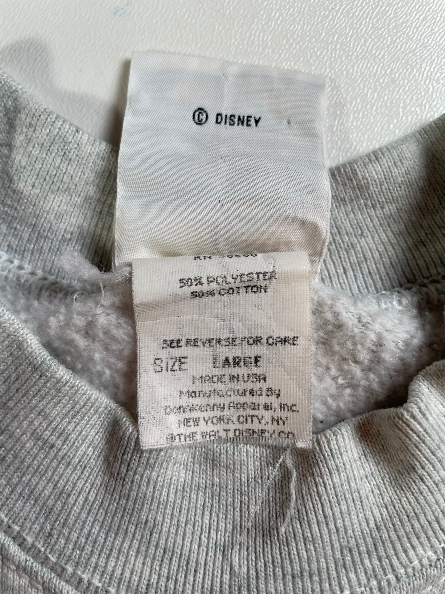 90's DISNEY MINNIE Made in USA Size L Vintage Sweat-shirt / A7420