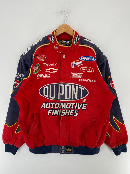 .Vintage NASCAR x DUPONT Size L Racing Jacket / E5391J