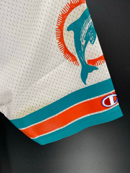 90’s Champion x MIAMI DOLPHINS MADE IN USA Size 48 NFL Game Shirt / A9986