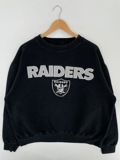 Vintage RAIDERS Size XL Vintage NFL Sweat-Shirt / A4118