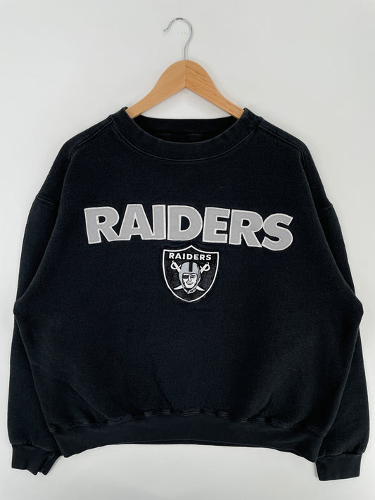Vintage RAIDERS Size XL Vintage NFL Sweat-Shirt / A4118