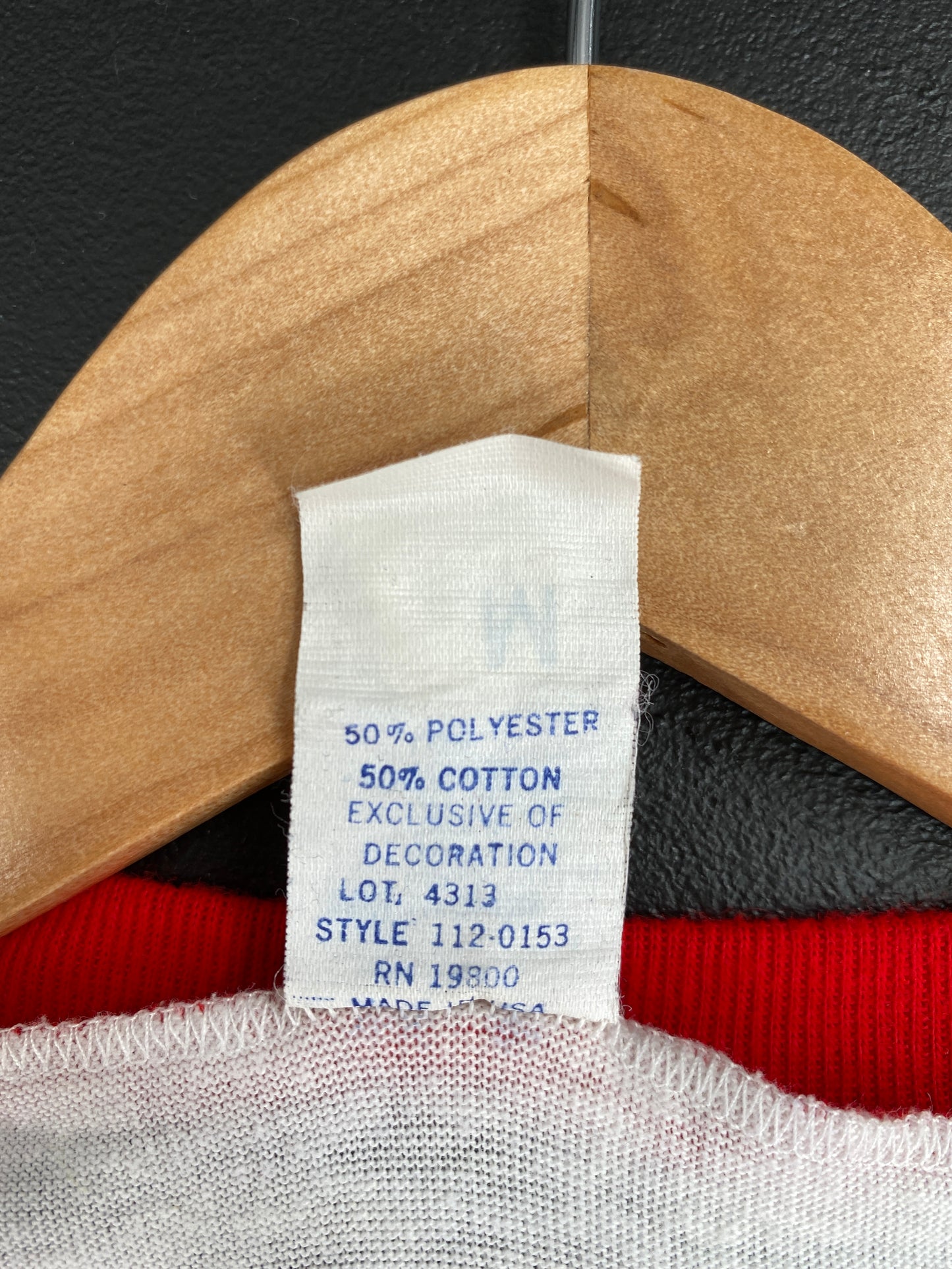 80’s DISNEY MICKEY MINNIE Made in USA Size M Vintage 3/4 Sleeve T-Shirts / A5759