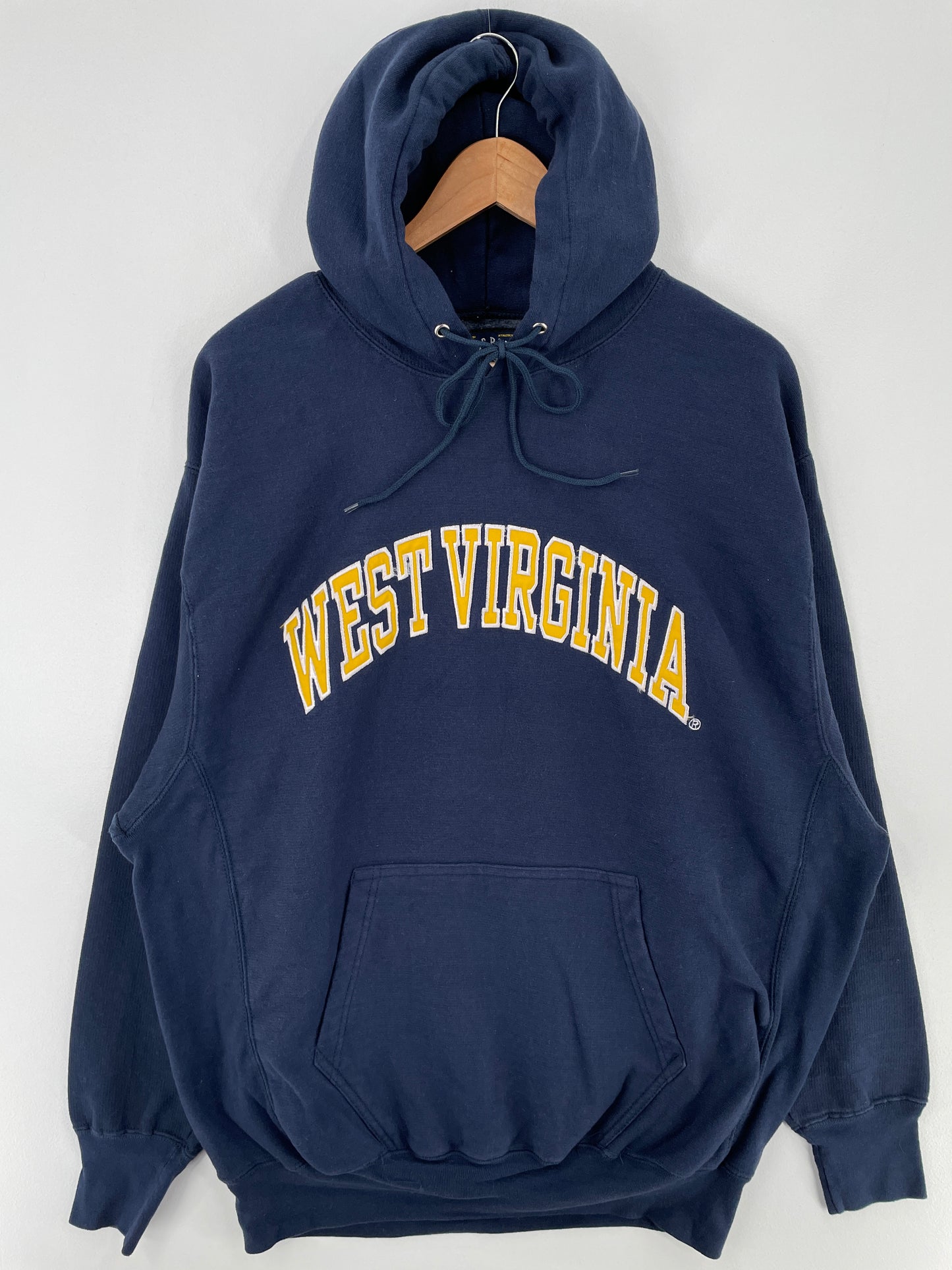 Vintage WEST VIRGINIA Size XL College Hoodie Sweat-shirt / A9793