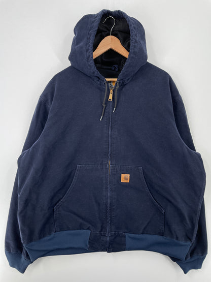 .Vintage CARHARTT Size XXL Hoodie Duck Jacket / A8736