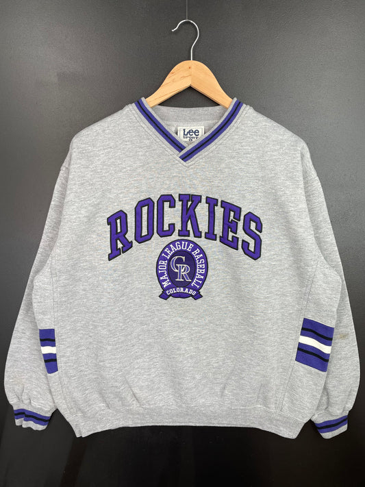 Vintage COLORADO ROCKIES Size L MLB Sweat-shirt / A869