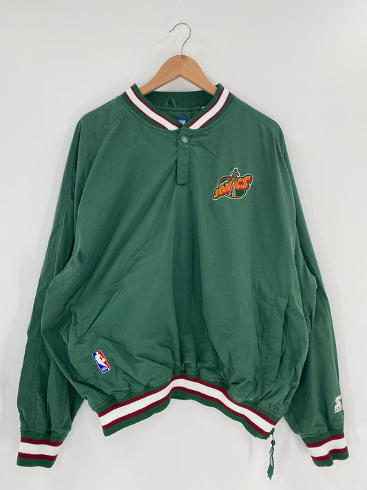90's STARTER SONICS Size L Vintage NBA Nylon Jacket  / K4723