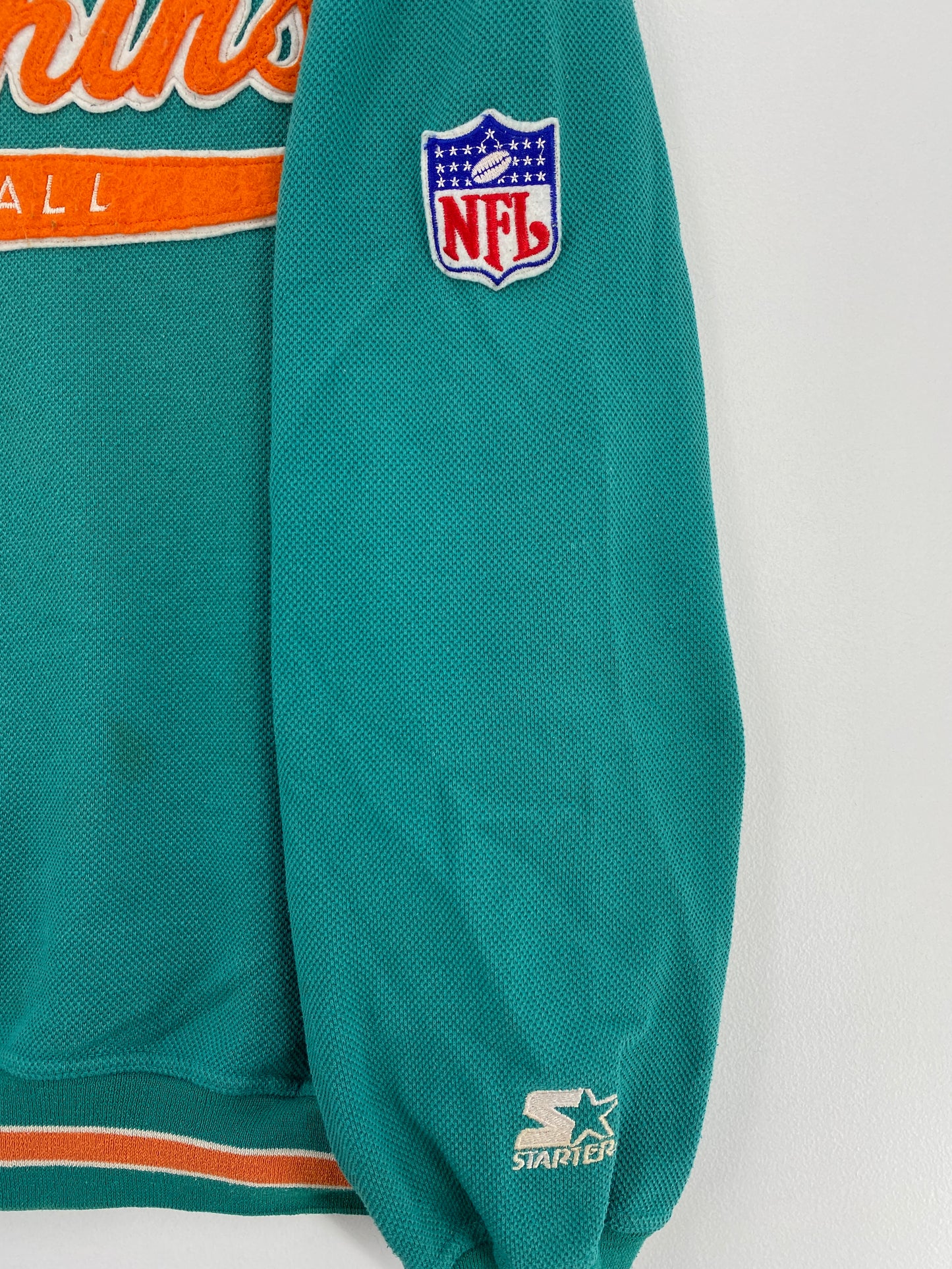 90’s STARTER x MIAMI DOLPHINS Size XL Vintage NFL Sweat-Shirt/ E2007S