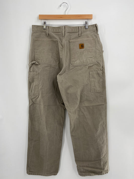 Vintage CARHARTT Size W34xL30.5 Duck Pants / A6622