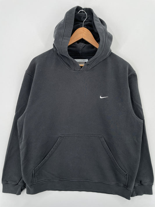 00' NIKE MINI SWOOSH Size L Vintage Hoodie Sweat-shirt / A6578