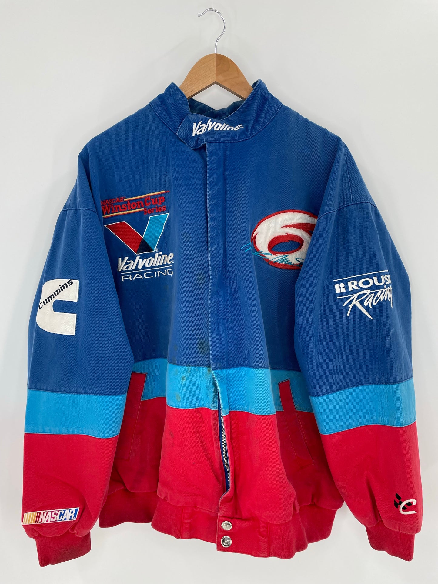 Vintage NASCAR VOLVOLINE  Size XL Racing Jacket/ K5983