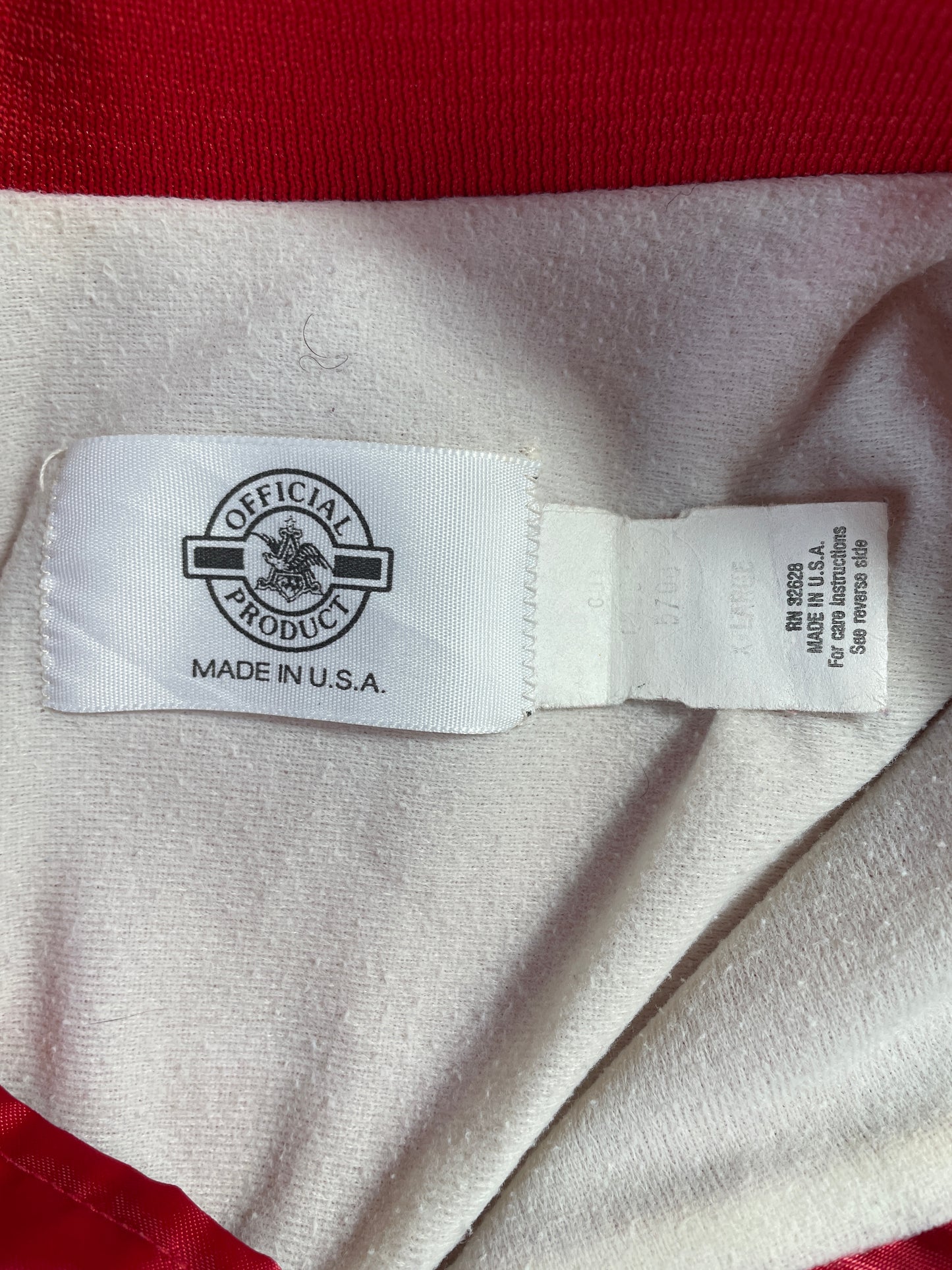 80’s BUDWEISER Made in USA Size XL Nylon Jacket / A9324