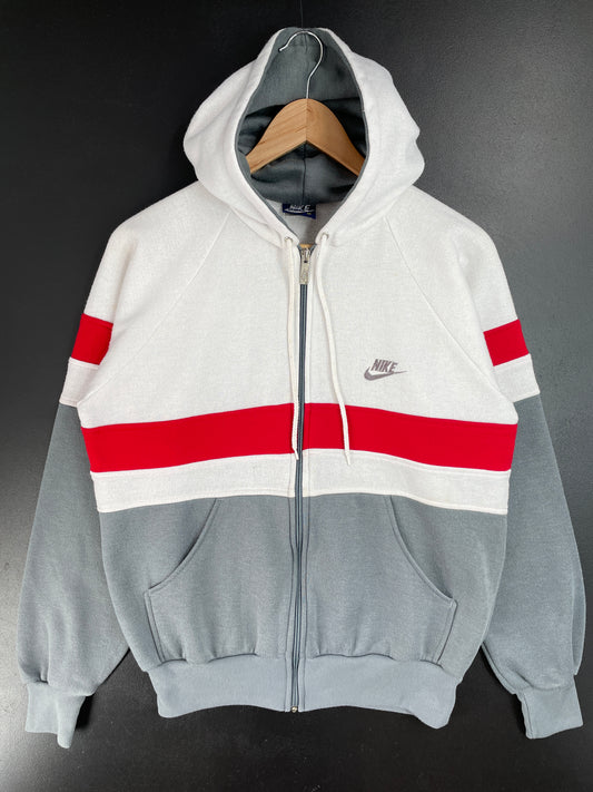 80's NIKE Size M Vintage Hoodie Zip-up Sweat-shirt / A9718