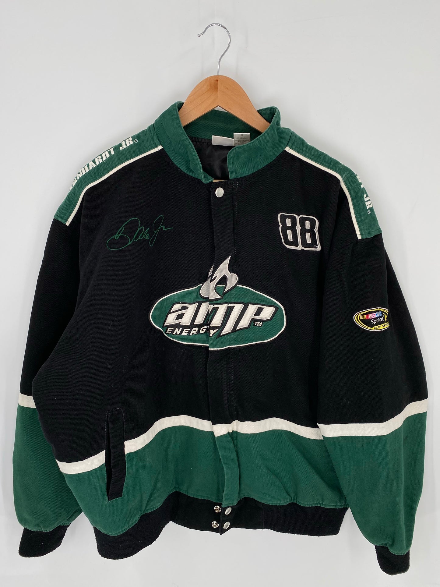 Vintage NASCAR DALE EARNHARDT JR Size XL Racing Jacket/ K8310