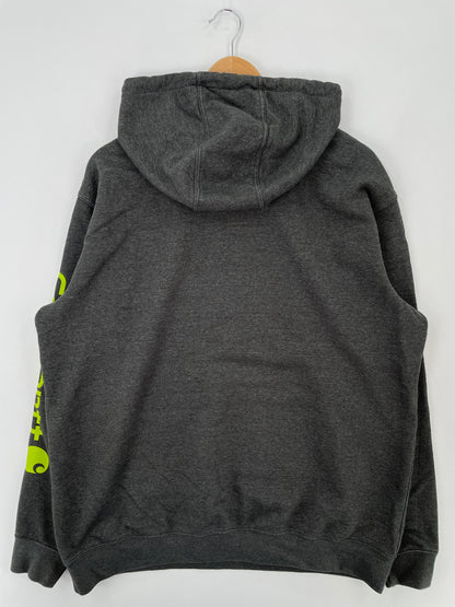 Vintage CARHARTT Size L Hoodie Sweat Shirt / E1262S