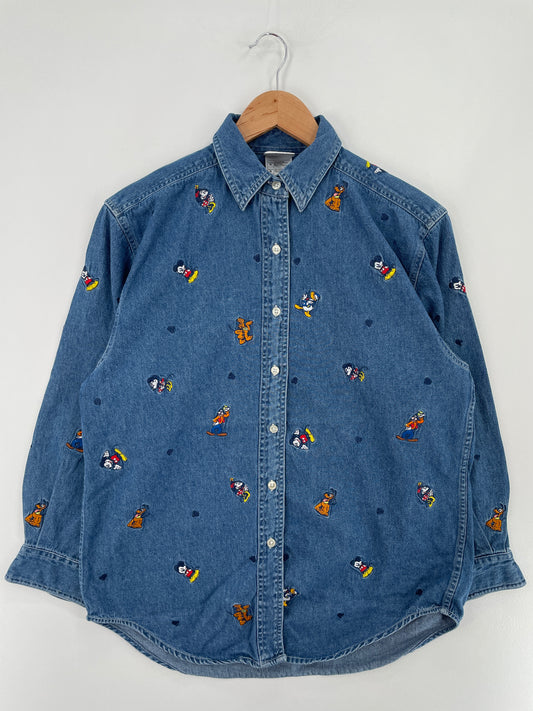 Vintage DISNEY Size M Button Down Shirt / E4928B