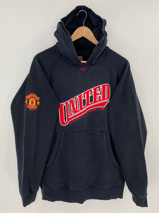00' NIKE MANCHESTER UNITED Size L Vintage Hoodie Sweat shirt / K7331