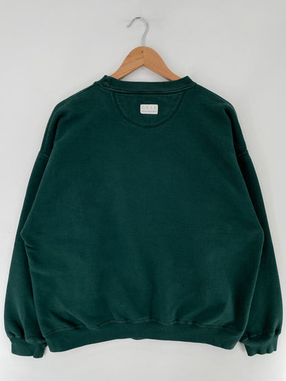 90’s NOTRE DAME Size L Vintage College Sweat-shirt / E5780S