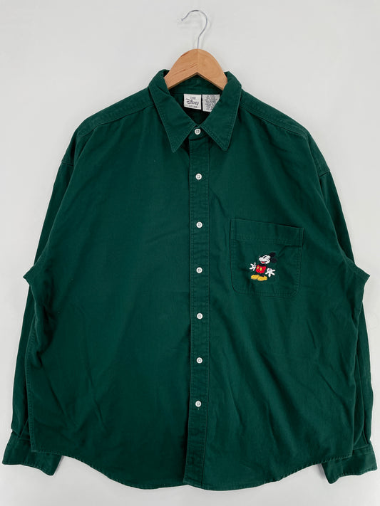 Vintage DISNEY MICKEY Size XXL Button down Shirt / G4011B