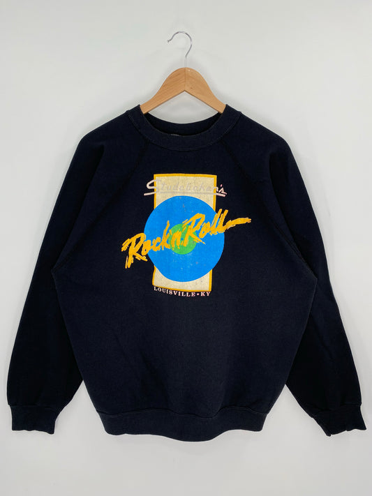 80’s STUDEBAKER'S ROCK N ROLL Made in USA Size XL Vintage Sweat-Shirt / K8522