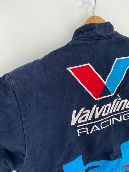 Vintage VALVOLIN Made in USA Size L Vintage Racing Jacket / A695
