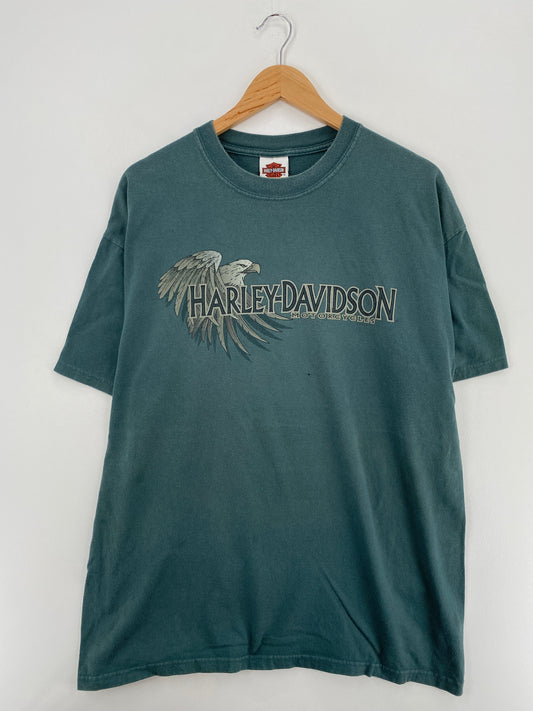 00' HARLEY DAVIDSON Made in USA Size XL Vintage T-Shirt / A5554